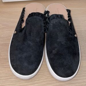 Kate spade slip on- black